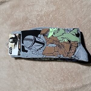 Star Wars Mandalorian Baby Yoda Cute Casual Socks - 2 Pack